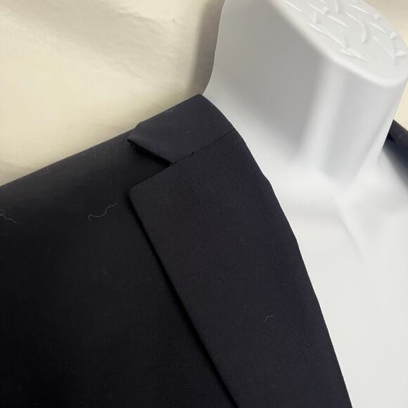 LAUREN RALPH LAUREN 100% Wool Mens Blazers Size 42R Navy 2 Gold Buttons Notch - Picture 14 of 15